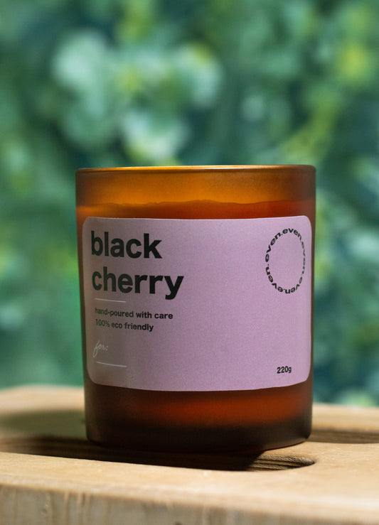 *low in stock* black cherry evencandle 30CL